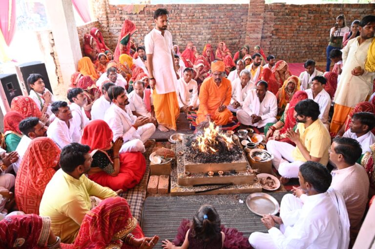 विश्व कल्याण शांति के लिए रुद्र महायज्ञ का आयोजन