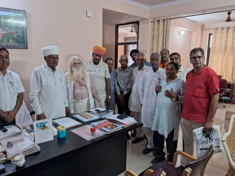 पापडेश्वर महादेव मन्दिर को लेकर सीताराम अग्रवाल ने की वन मंत्री से भेट