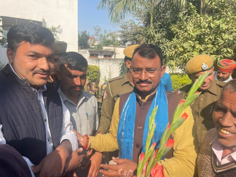 उप मुख्यमंत्री बैरवा का राजस्थान नर्सेज एसोसिएशन ने किया स्वागत