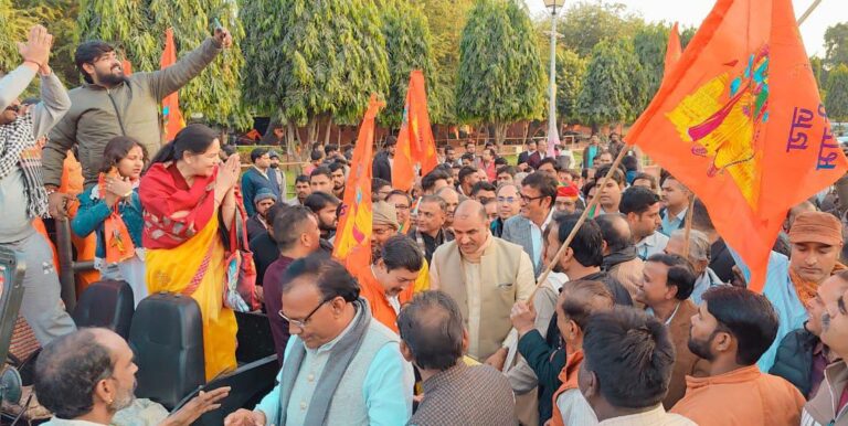 ​श्री राम यात्रा का अल्बर्ट हॉल से छोटी चौपट तक आयोजन