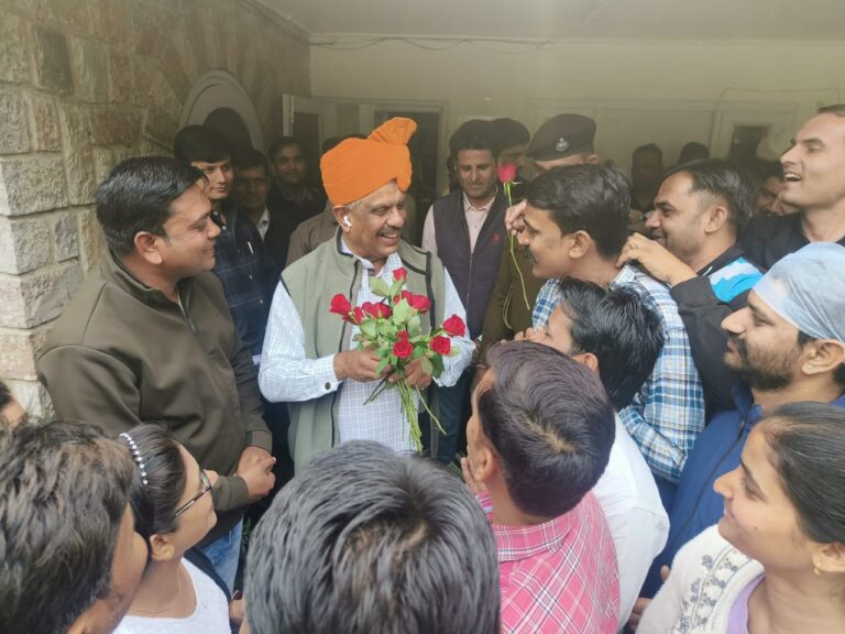 चिकित्सा विभाग की भर्ती प्रक्रिया को जारी करने के स्वास्थ्य मंत्री को दिया धन्यवाद 