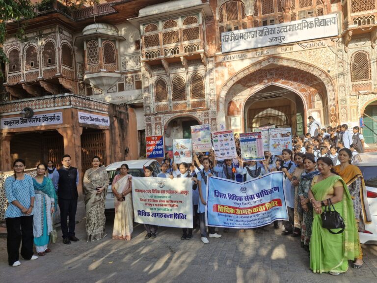 महात्मा गांधी जयंती के अवसर पर प्रभात फेरी का हुआ आयोजन