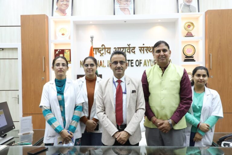 राष्ट्रीय आयुर्वेद संस्थान में देश का प्रकृति परीक्षण अभियान का शुभारंभ