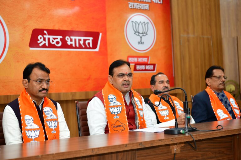 कांग्रेस ने बाबा साहब का किया अपमान, भाजपा ने दिया सम्मान – भजनलाल शर्मा