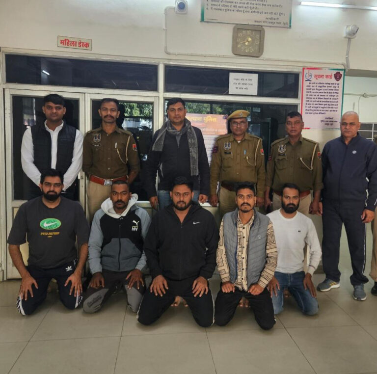 हिस्ट्रीशीटर के घर पर फायरिंग के मामले में 05 गिरफ्तार