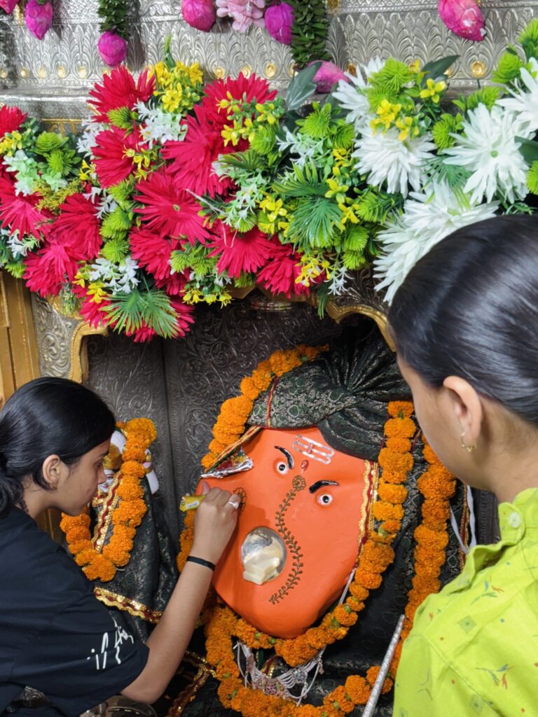 परकोटे वाले गणेश मंदिर में सिंजारा महोत्सव  मनाया गया