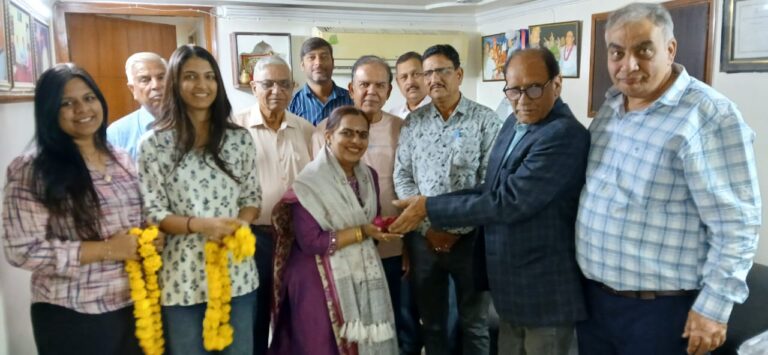 सीसीआई की राष्ट्रीय अध्यक्ष श्रीमंती जोशी का जयपुर आगमन