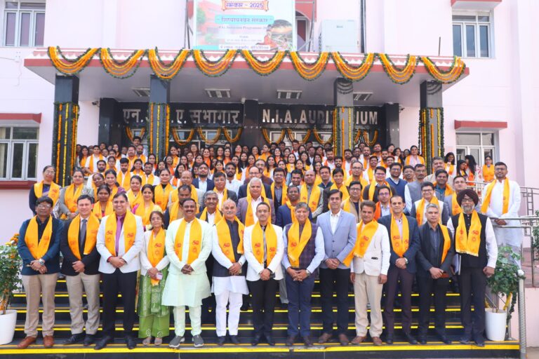 राष्ट्रीय आयुर्वेद संस्थान में पीजी बैच 2025 के  इंडक्शन कार्यक्रम का हुआ समापन