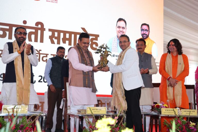 राष्ट्रीय आयुर्वेद संस्थान अनुसंधान  जन स्वास्थ्य के प्रति समर्पण का प्रतीक है — मुख्यमंत्री  शर्मा