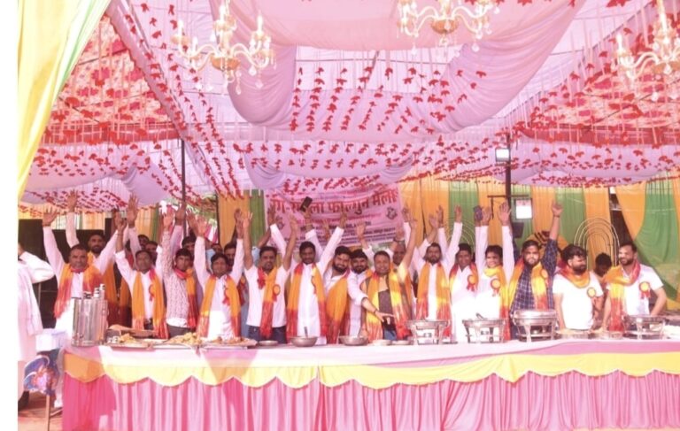 फाल्गुन मेला में गौ सेवा परिवार के प्रथम विशाल वार्षिक भंडारे का समापन