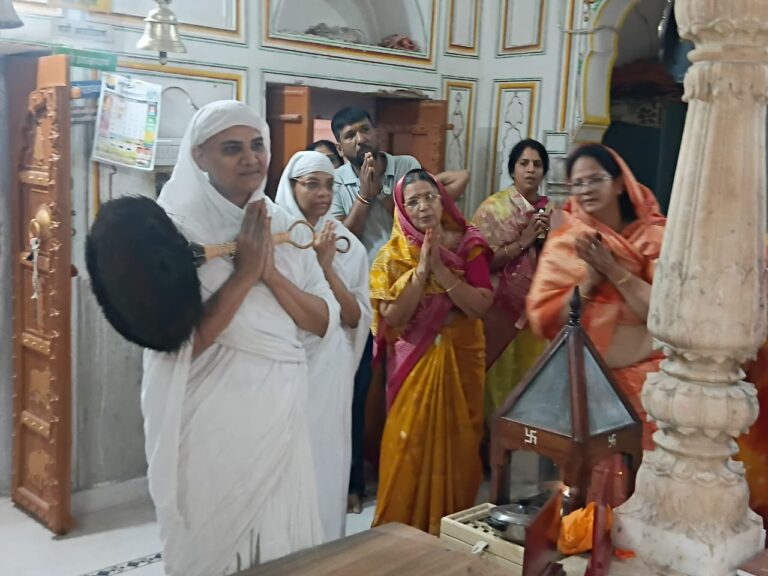 दिगंबर जैन मंदिर में दो दिवसीय वार्षिक मेले का शुभारंभ 
